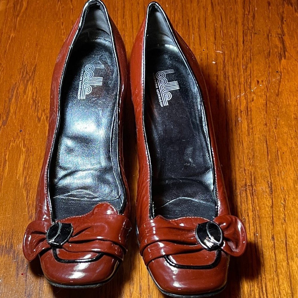 Sigerson Morrison (Belle) Red patent leather pump shoes 7.5